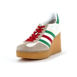 Authentic Gucci Adidas Wedge Sneaker Sz 40